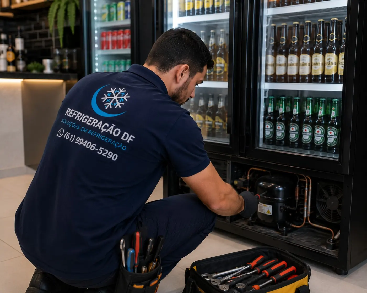 Balcão refrigerado: cuidados para manter a temperatura em Arniqueira
